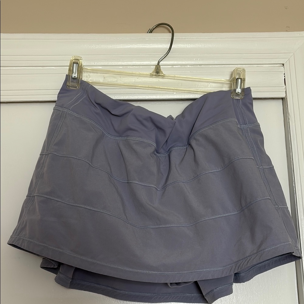Lululemon Athletica Blue Skorts with Built-in Liner and Elastic Waistband